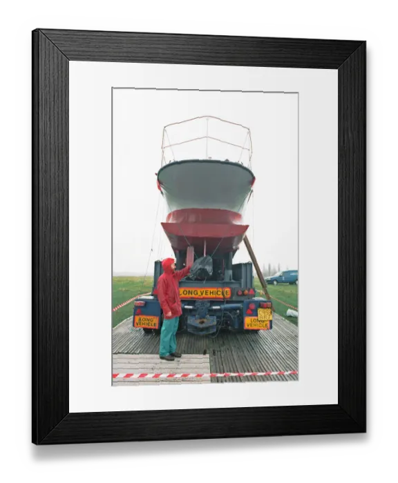 Framed Print : 100 years after her launch, Turbinia the first steam turbine-powered steamship was moved
