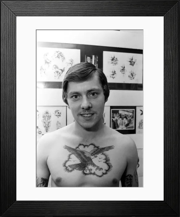 Framed Print : Soccer mad Ray Morris puts his bad into supporting Liverpool FC Framed Print : Soccer mad Ray Morris puts his bad into supporting Liverpool FC