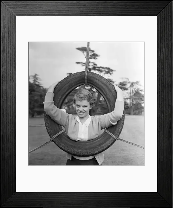 Framed Print : 24 year old actress Jill Bennett. 12th August 1955 Framed Print : 24 year old actress Jill Bennett. 12th August 1955