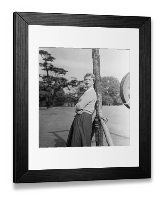 Framed Print : 24 year old actress Jill Bennett. 12th August 1955