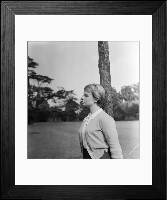 Framed Print : 24 year old actress Jill Bennett. 12th August 1955 Framed Print : 24 year old actress Jill Bennett. 12th August 1955