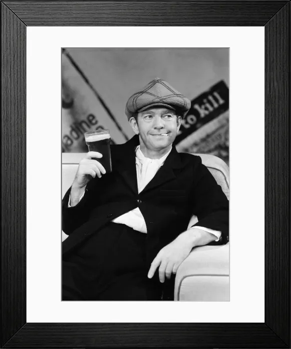 Framed Print : Photocall for Andy Capp The Musical at the Aldwych Theatre