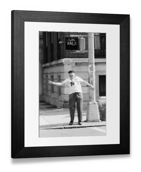 Framed Print : Benny Hill, British comedian and actor, best known for his television programme The Benny
