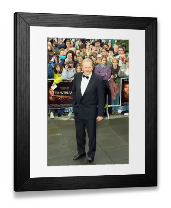 Framed Print : James Cosmo attends the premiere of Braveheart in Stirling, Scotland. 3rd September 1995 Framed Print : James Cosmo attends the premiere of Braveheart in Stirling, Scotland. 3rd September 1995
