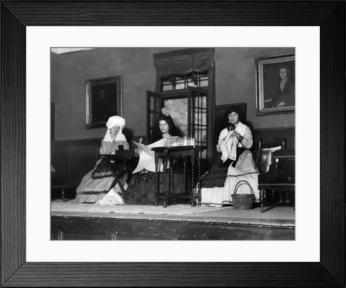 Framed Print : The Muswell Hill Dramatic Society. A scene from Marigold Framed Print : The Muswell Hill Dramatic Society. A scene from Marigold