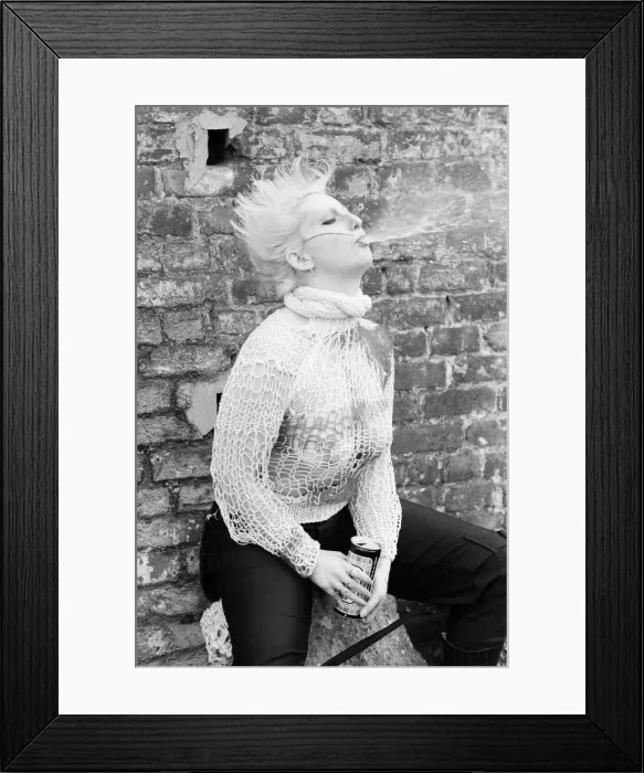 Framed Print : Punk fashions for him and her from Seditionaries, Kings Road, London
