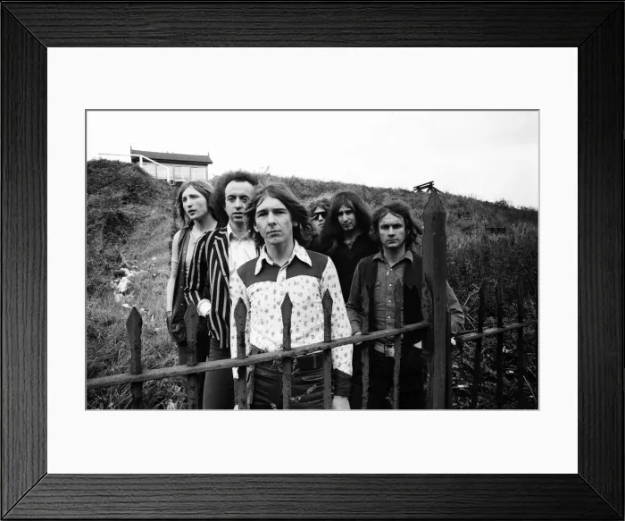 Framed Print : Mott the Hoople pop group, band members are Verden Allen, Buffin (Dale Griffin) Framed Print : Mott the Hoople pop group, band members are Verden Allen, Buffin (Dale Griffin)