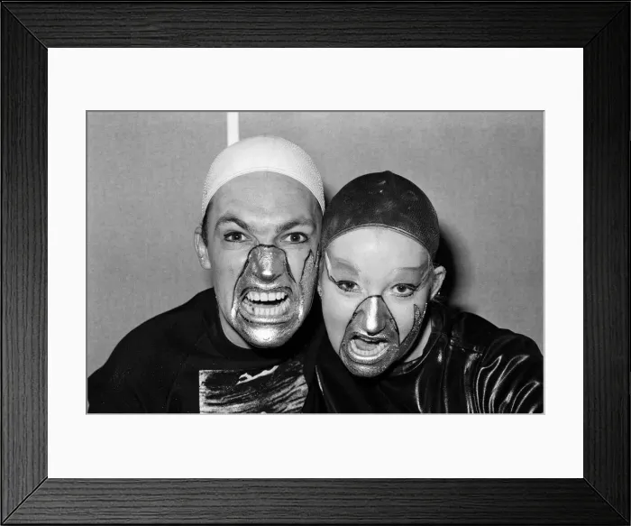Framed Print : Make-up in anticipation of the Jaws mania that will hit London when the film