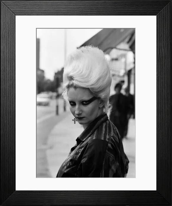 Framed Print : Queen of Punk Rockers, Pamela Rooke aka Jordan at Sex'shop on the Kings Road Framed Print : Queen of Punk Rockers, Pamela Rooke aka Jordan at Sex'shop on the Kings Road