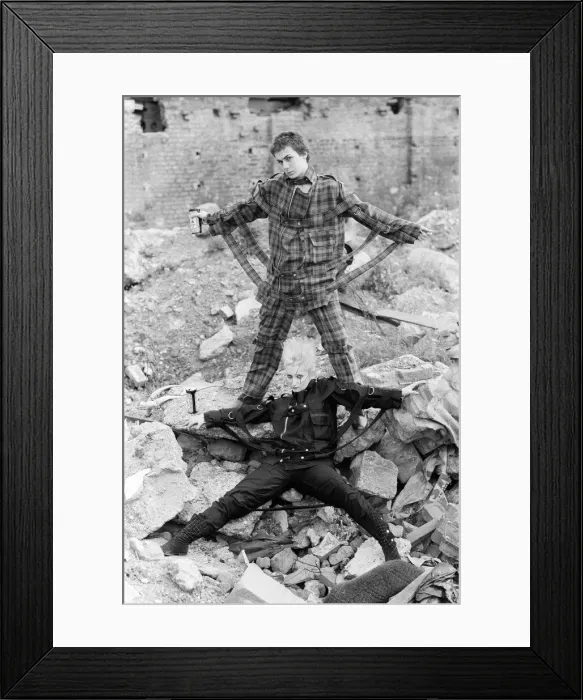 Framed Print : Punk fashions for him and her from Seditionaries, Kings Road, London