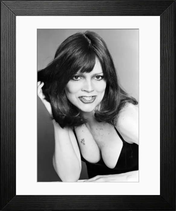 Framed Print : Ex-groupie and pop singer Cherry Vanilla. 2nd March 1977