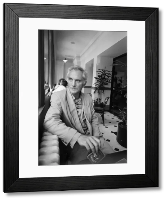 Framed Print : Terence Stamp, actor, pictured in Newcastle in July 1989 Framed Print : Terence Stamp, actor, pictured in Newcastle in July 1989