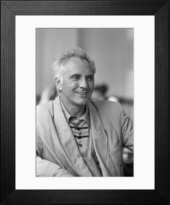 Framed Print : Terence Stamp, actor, pictured in Newcastle in July 1989 Framed Print : Terence Stamp, actor, pictured in Newcastle in July 1989