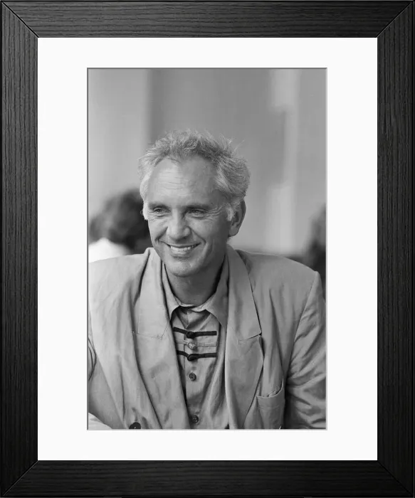 Framed Print : Terence Stamp, actor, pictured in Newcastle in July 1989 Framed Print : Terence Stamp, actor, pictured in Newcastle in July 1989