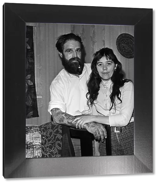 Do it yourself tattoo kit. Tattooist Jack Zeek with his wife. 1967