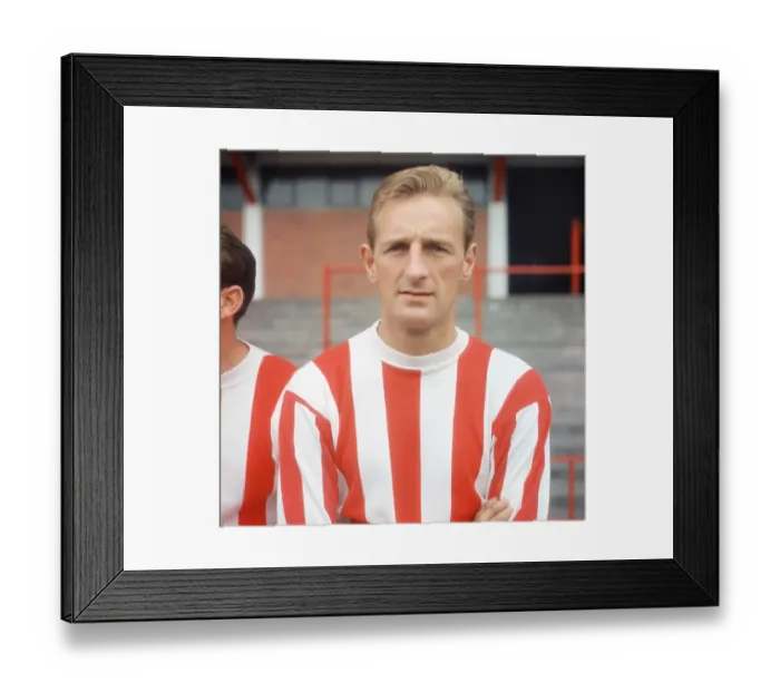 Framed Print : Stoke City footballer George Eastham. August 1967