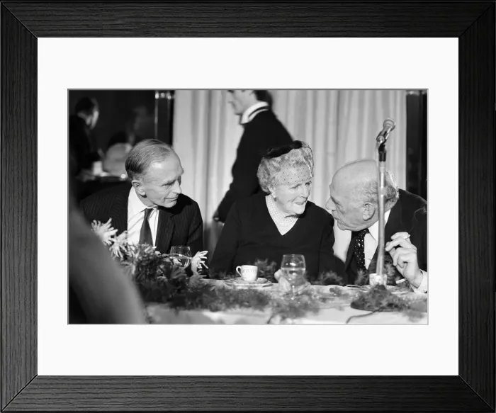 Framed Print : A luncheon organised by Foyles Bookshop, held at the Dorchester Hotel in London Framed Print : A luncheon organised by Foyles Bookshop, held at the Dorchester Hotel in London