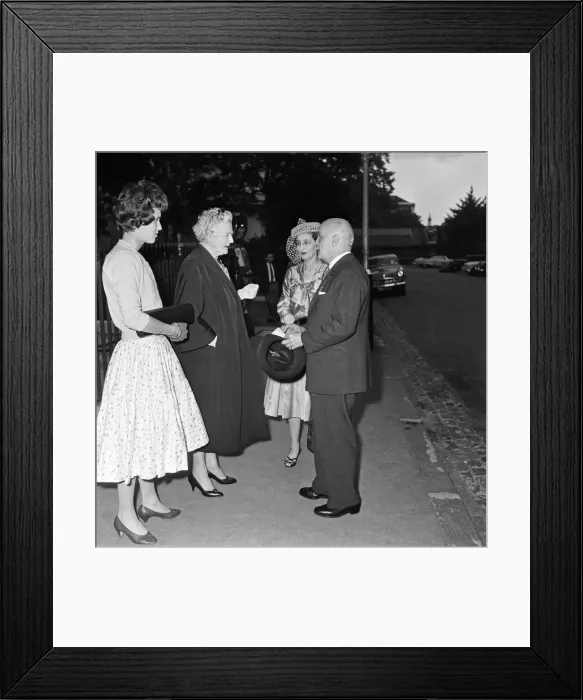 Framed Print : At No. 4 Carlton Gardens the Free French Forces in London hold a commemoration service in Framed Print : At No. 4 Carlton Gardens the Free French Forces in London hold a commemoration service in