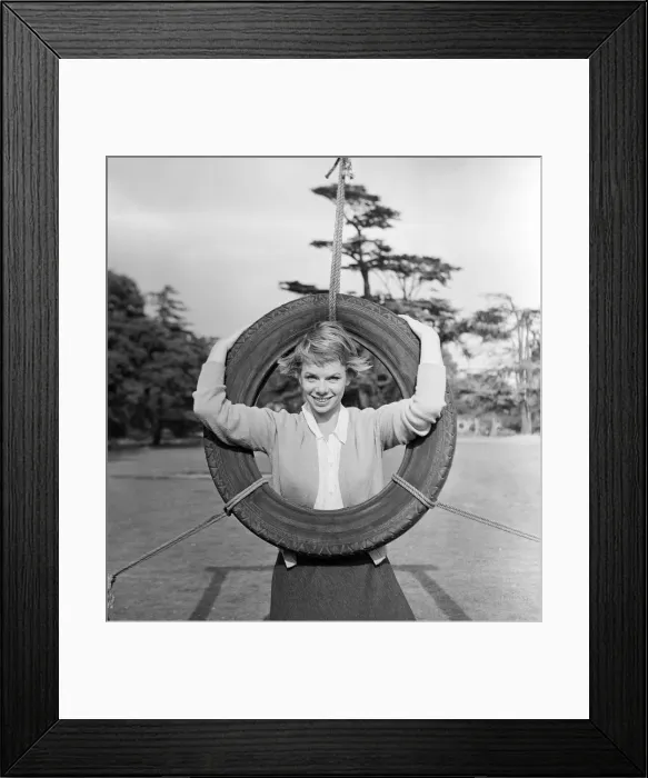 Framed Print : 24 year old actress Jill Bennett. 12th August 1955 Framed Print : 24 year old actress Jill Bennett. 12th August 1955