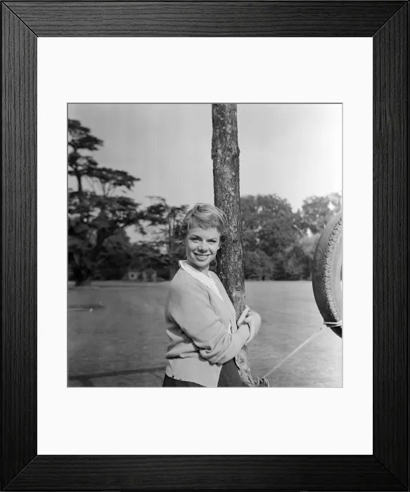 Framed Print : 24 year old actress Jill Bennett. 12th August 1955 Framed Print : 24 year old actress Jill Bennett. 12th August 1955