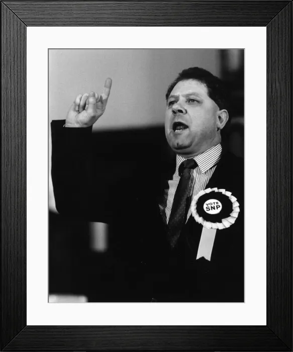 Framed Print : Glasgow Govan By-Election 1988 was held on 10th November 1988