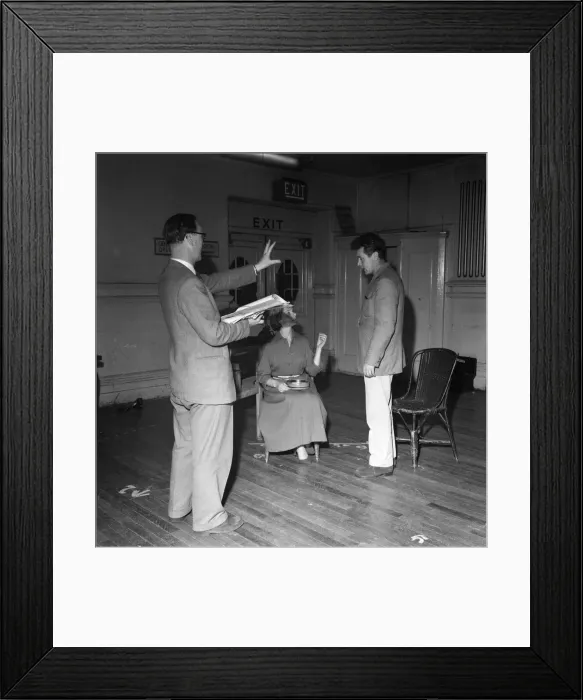 Framed Print : Actress Jill Bennett, television play Do It Yourself'. 16th May 1957 Framed Print : Actress Jill Bennett, television play Do It Yourself'. 16th May 1957