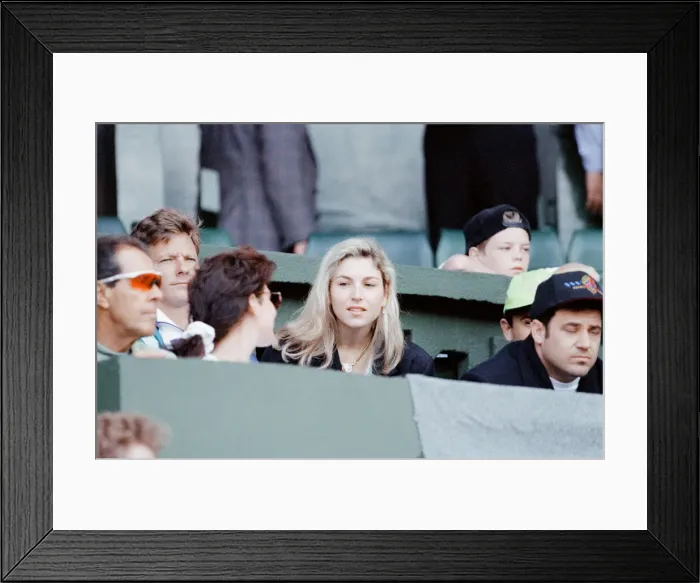 Framed Print : John McEnroe v Andre Agassi, Wimbledon Mens Semi-Final, Lawn Tennis Club, Wimbledon Framed Print : John McEnroe v Andre Agassi, Wimbledon Mens Semi-Final, Lawn Tennis Club, Wimbledon