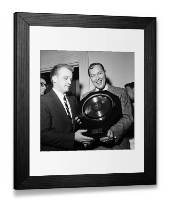 Framed Print : Rock n Roller Bill Haley has sold a million records of