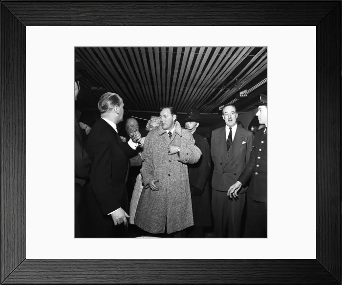 Framed Print : Daily Mirror party for Bill Haley at Hammersmith Palais de Danse, London Framed Print : Daily Mirror party for Bill Haley at Hammersmith Palais de Danse, London