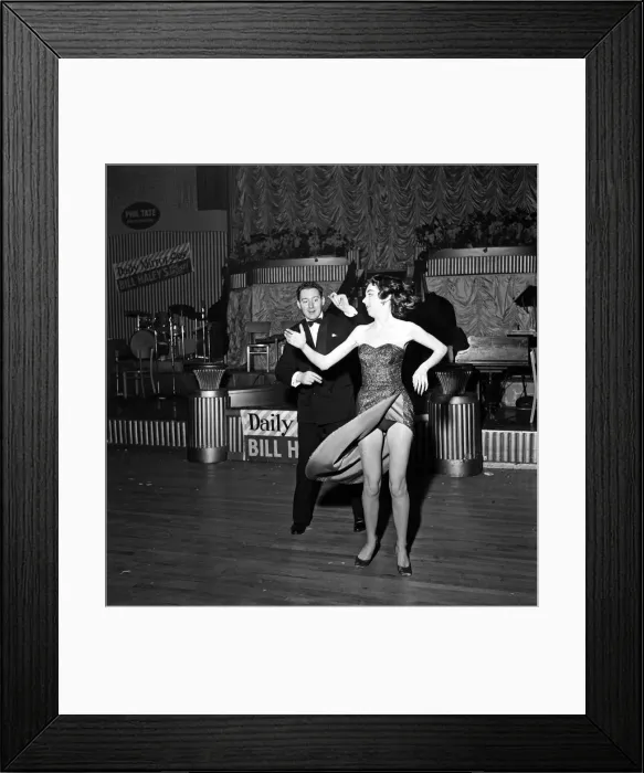 Framed Print : Daily Mirror party for Bill Haley at Hammersmith Palais de Danse, London Framed Print : Daily Mirror party for Bill Haley at Hammersmith Palais de Danse, London