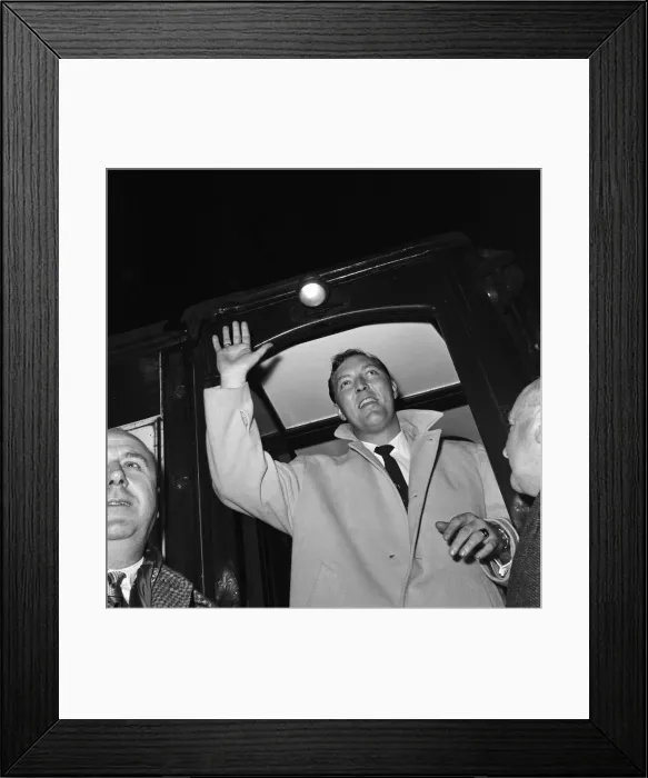 Framed Print : Bill Haley on his first visit to England which was largely sponsored by the Daily Mirror Framed Print : Bill Haley on his first visit to England which was largely sponsored by the Daily Mirror