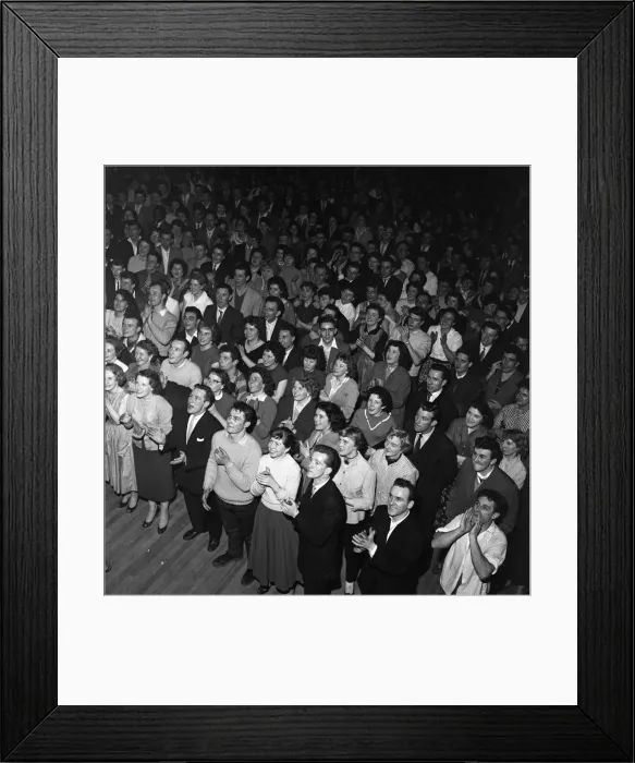 Framed Print : Daily Mirror party for Bill Haley at Hammersmith Palais de Danse, London Framed Print : Daily Mirror party for Bill Haley at Hammersmith Palais de Danse, London