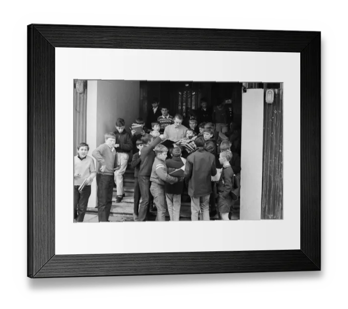 Framed Print : George Eastham, who completed a move from Arsenal to Stoke City Football Club in