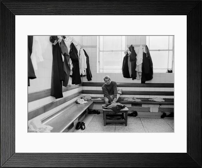 Framed Print : George Eastham, who completed a move from Arsenal to Stoke City Football Club in Framed Print : George Eastham, who completed a move from Arsenal to Stoke City Football Club in