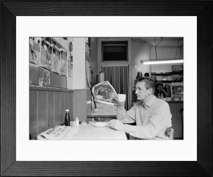 Framed Print : George Eastham, who completed a move from Arsenal to Stoke City Football Club in Framed Print : George Eastham, who completed a move from Arsenal to Stoke City Football Club in