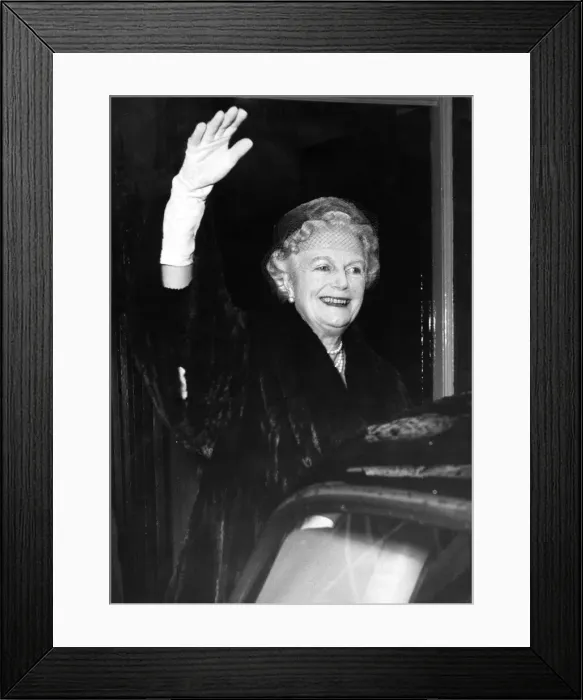 Framed Print : Lady Churchill, during Sir Winston Churchills 80th birthday celebrations Framed Print : Lady Churchill, during Sir Winston Churchills 80th birthday celebrations