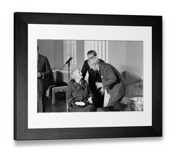 Framed Print : Lady Spencer Churchill celebrates her 89th birthday with a reception at the Banqueting Framed Print : Lady Spencer Churchill celebrates her 89th birthday with a reception at the Banqueting