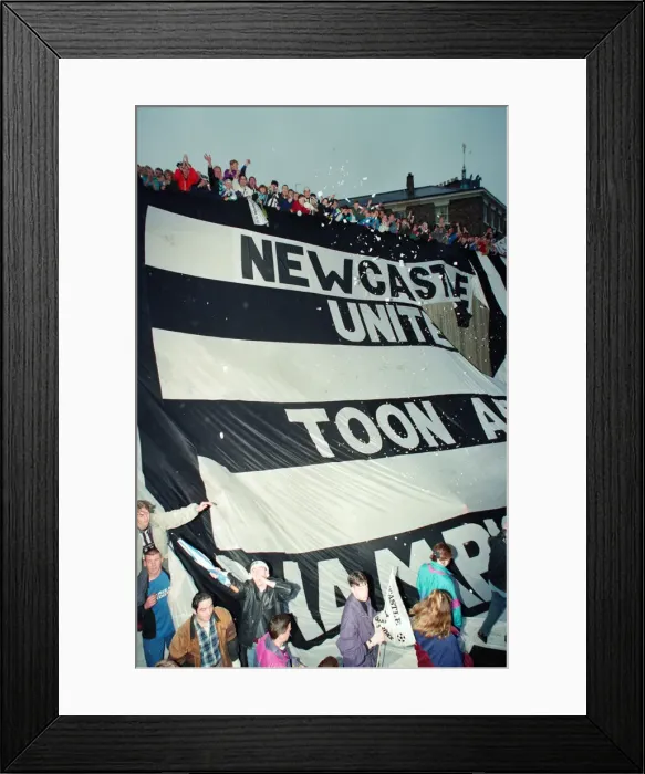 Framed Print : Newcastle United celebrations as they win the League Division 1 Framed Print : Newcastle United celebrations as they win the League Division 1