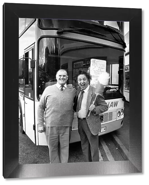 Ken Dodd drops in at Coventrys Pool Meadow bus station to visit coach operator Harry
