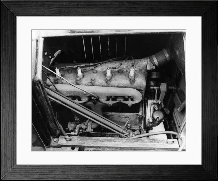 Framed Print : The Engine of a Model T Ford Car. The simple 4 cylinder 2 Framed Print : The Engine of a Model T Ford Car. The simple 4 cylinder 2