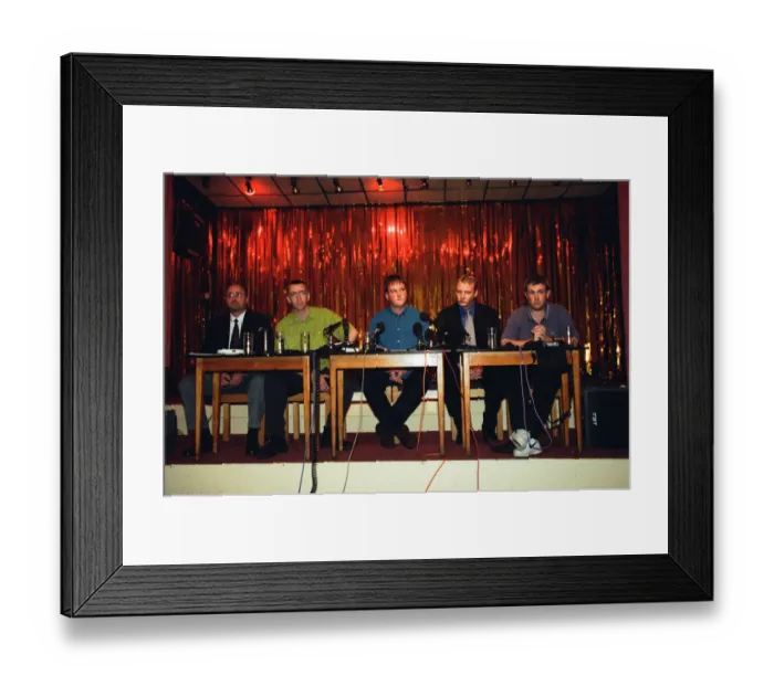 Framed Print : Manchester United fans revolt over the Sky take-over deal near Old Trafford