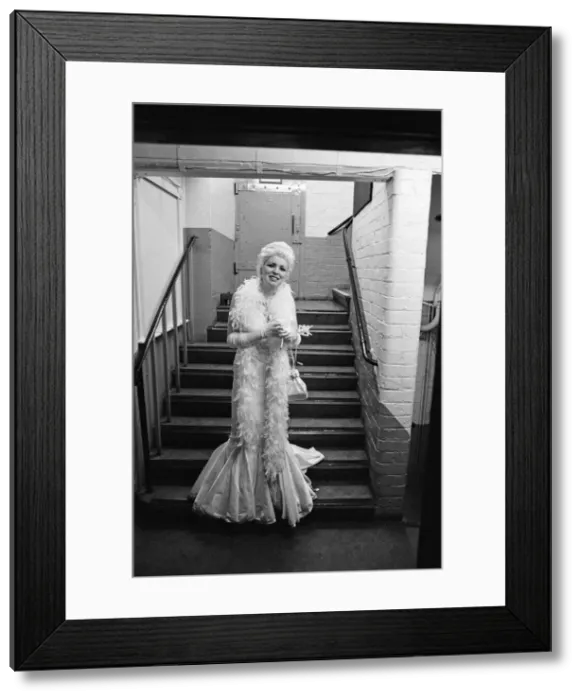 Framed Print : Backstage at the Empire Theatre, Liverpool, during the Cinderella pantomime Framed Print : Backstage at the Empire Theatre, Liverpool, during the Cinderella pantomime