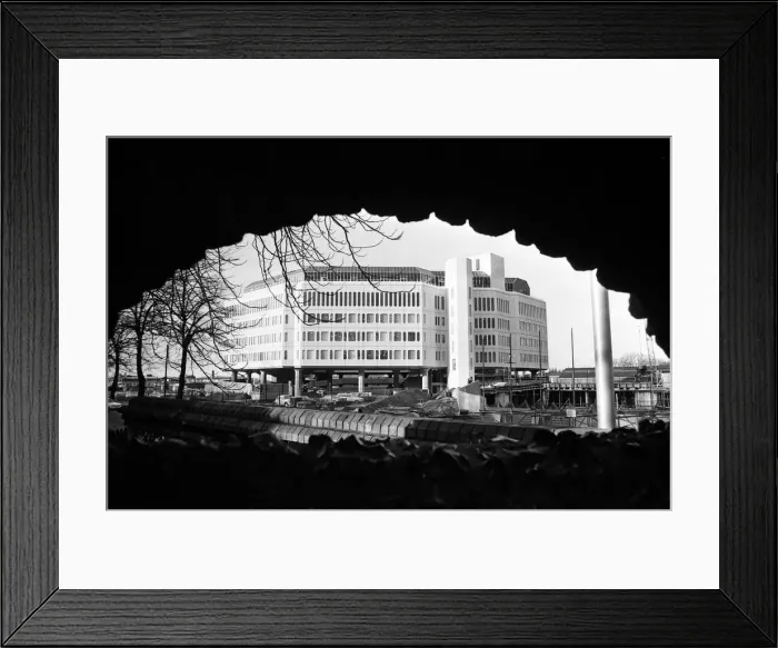 Framed Print : Metal Box building in Reading. The official name of the building is Energis House Framed Print : Metal Box building in Reading. The official name of the building is Energis House