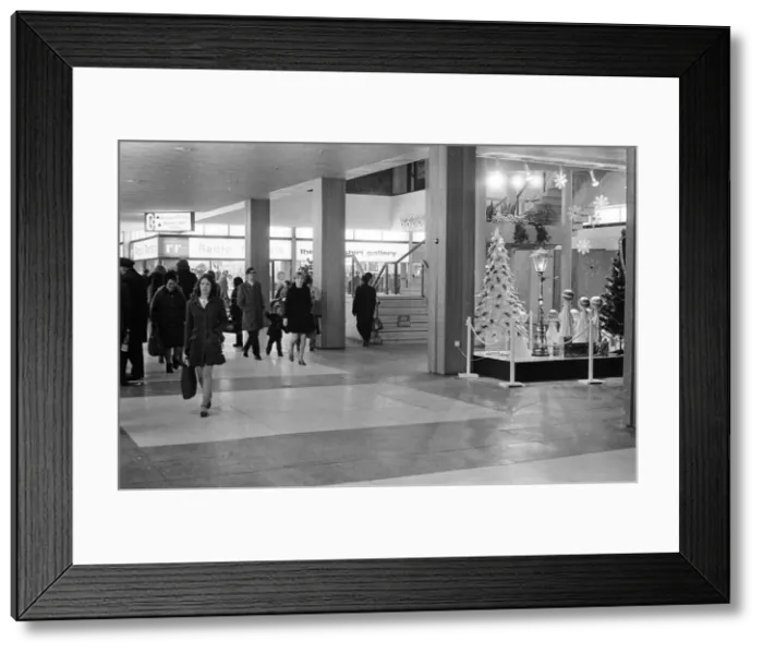Framed Print : Cleveland Centre during the Christmas period. Middlesbrough, North Yorkshire, 1972 Framed Print : Cleveland Centre during the Christmas period. Middlesbrough, North Yorkshire, 1972