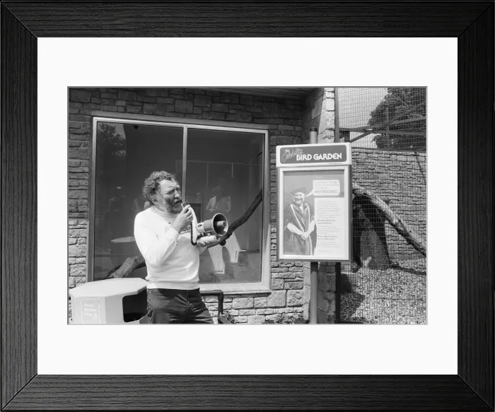Framed Print : David Bellamy at the opening of The Celebrity Bird Garden at Chessington Zoo Framed Print : David Bellamy at the opening of The Celebrity Bird Garden at Chessington Zoo