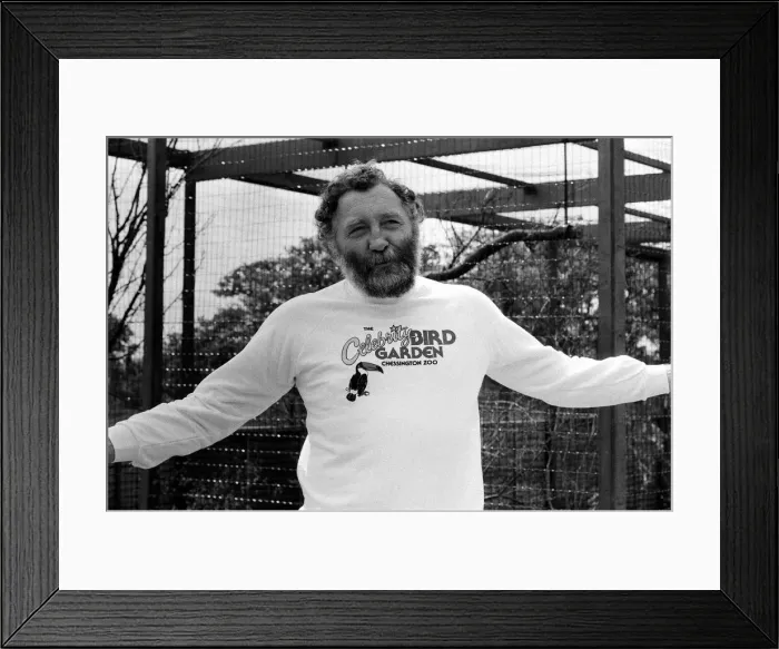 Framed Print : David Bellamy at the opening of The Celebrity Bird Garden at Chessington Zoo Framed Print : David Bellamy at the opening of The Celebrity Bird Garden at Chessington Zoo