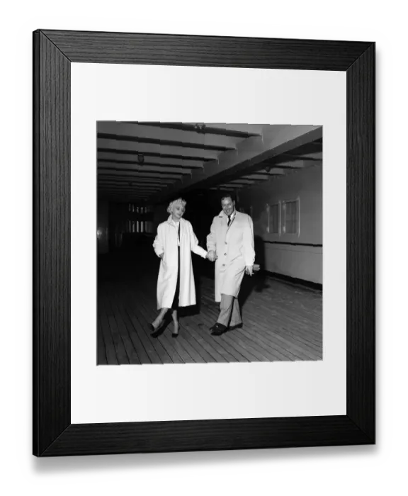 Framed Print : Bill Haley on his first visit to England which was largely sponsored by the Daily Mirror