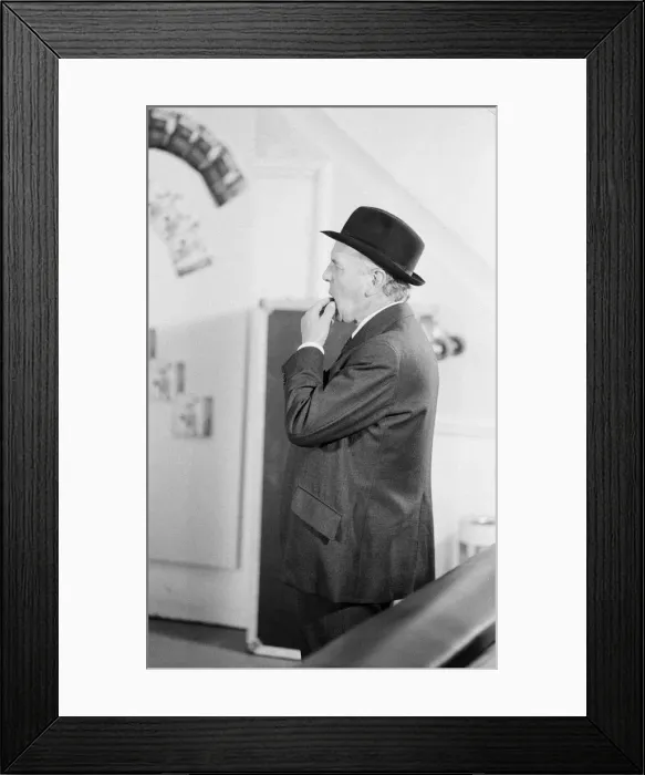 Framed Print : Behind the scenes filming of Minder, a British comedy drama TV Series set in the London