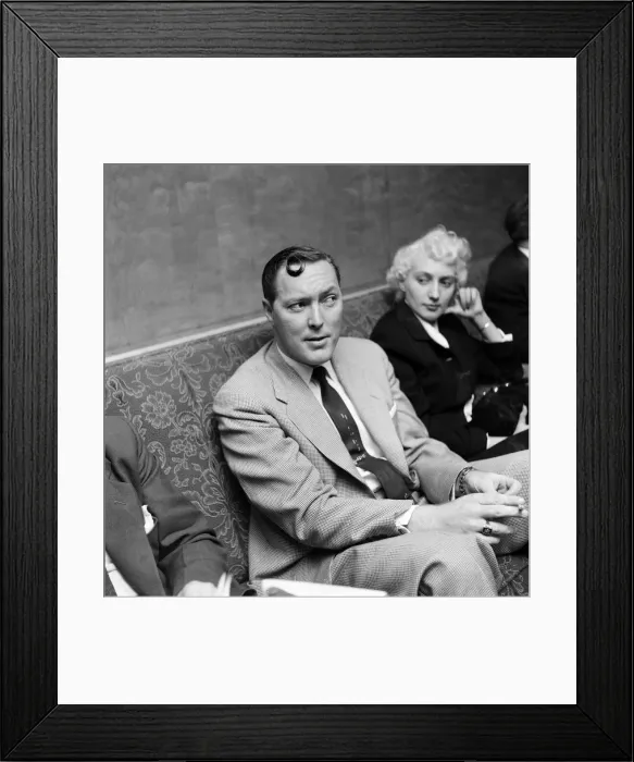 Framed Print : Bill Haley on his first visit to England which was largely sponsored by the Daily Mirror Framed Print : Bill Haley on his first visit to England which was largely sponsored by the Daily Mirror