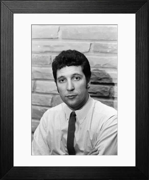 Framed Print : Singer Tom Jones, Friday 2nd December 1966 Framed Print : Singer Tom Jones, Friday 2nd December 1966